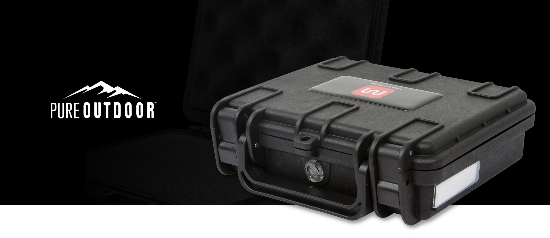 Pure Outdoor by Monoprice Weatherproof Hard Case with Customizable