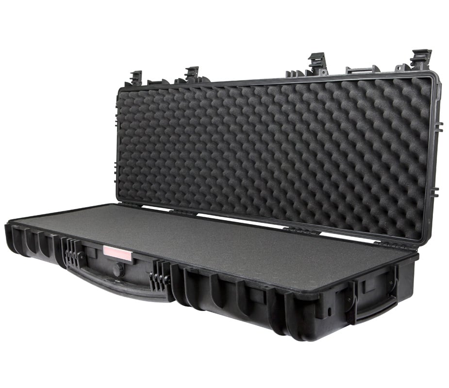Pure Outdoor by Monoprice Weatherproof Hard Case with Wheels and  Customizable Foam 47 x 16 x 6 in