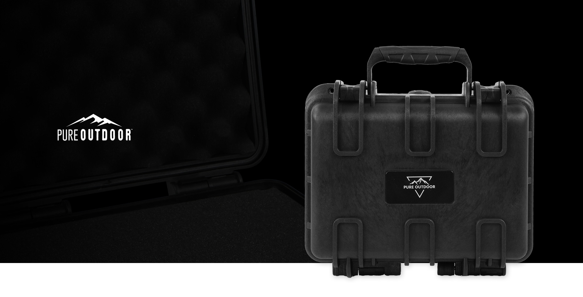 Monoprice Weatherproof Hard Case with Customizable Foam, 8 x 7 x 6