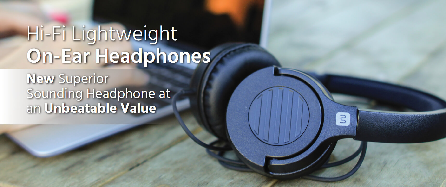 Hi-Fi Lightweight On-Ear Headphones