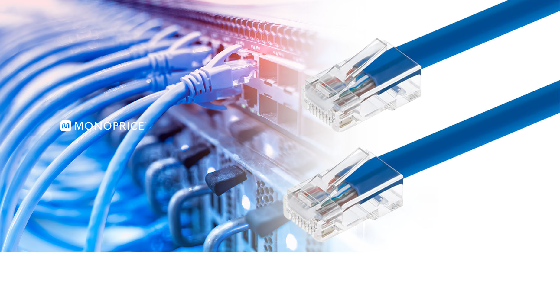 MonopriceCat6 Patch Cable, UTP, 24AWG, 550MHz, Pure BareCopper, RJ45, Zeroboot Series Ethernet Cable