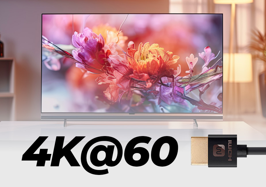 CRYSTAL-CLEAR 4K@60HZ RESOLUTION