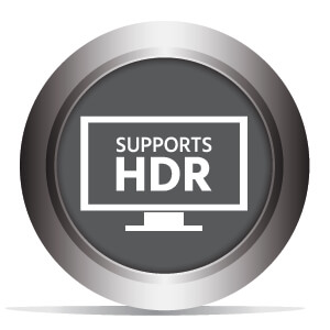 Supports HDR