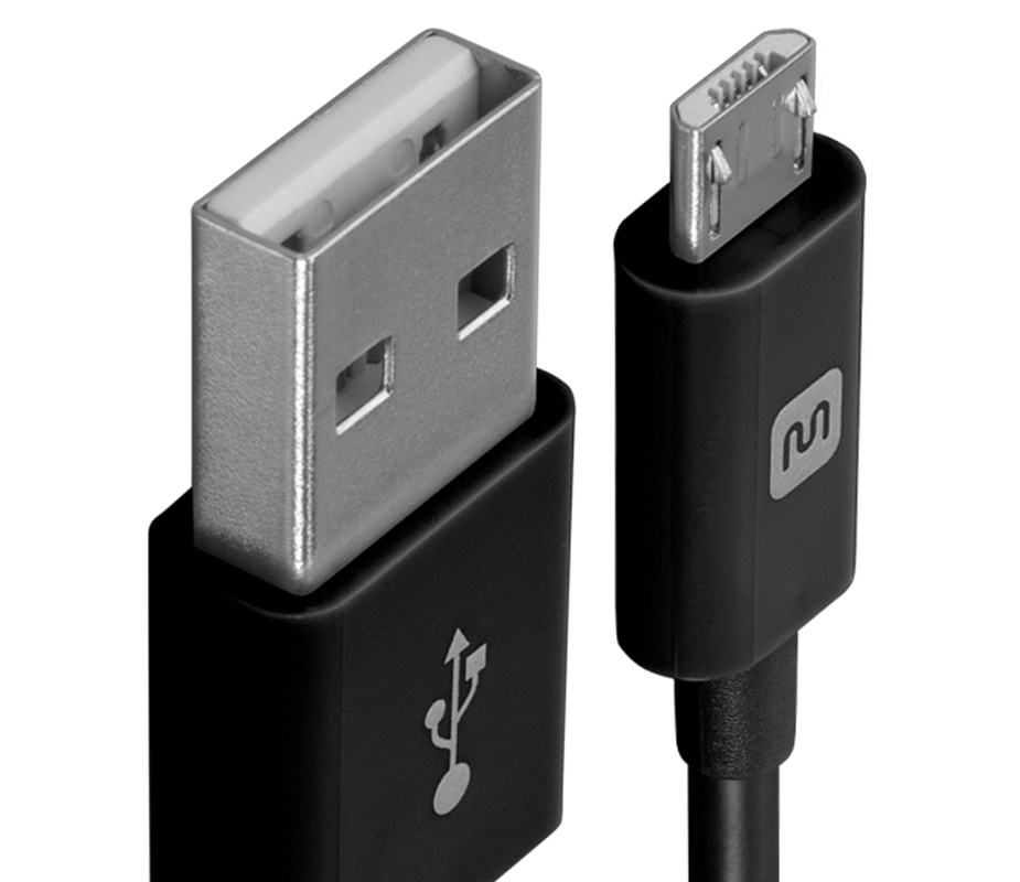 USB cable - USB A to Micro-B [3 foot long] : ID 592 : $2.95