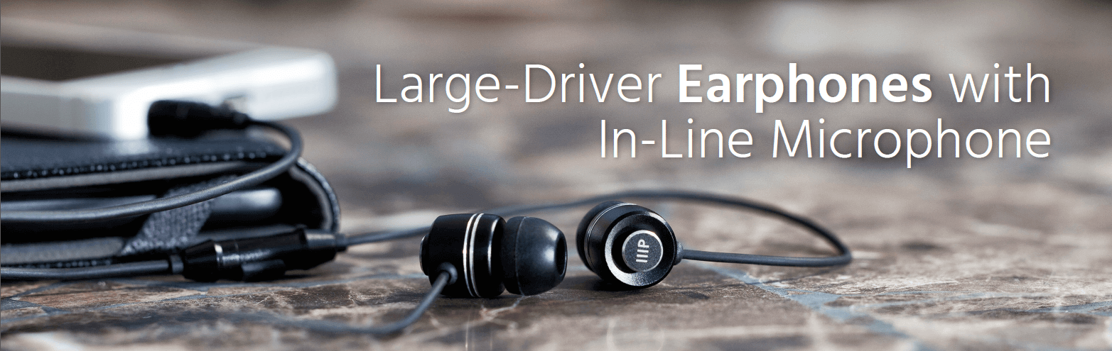 Large-Driver Earphones