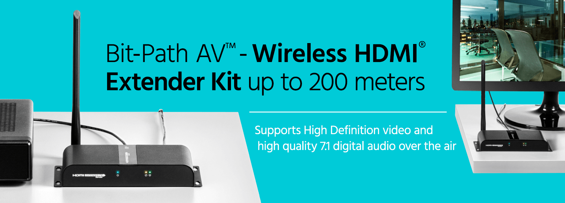 Bit-Path AV Wireless HDMI Extender Kit