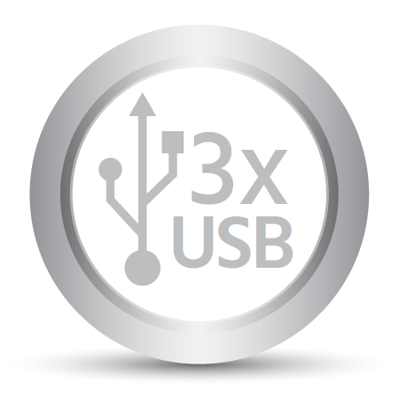 3-Port USB Hub