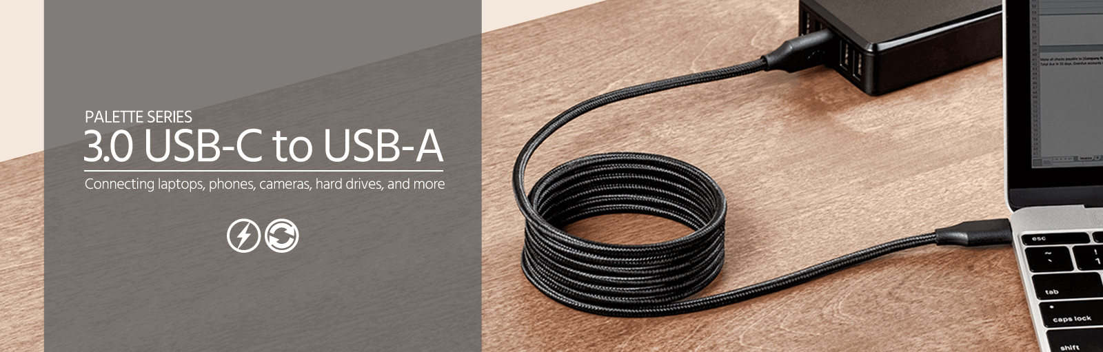 Palette Series USB 2.0 C to Micro B