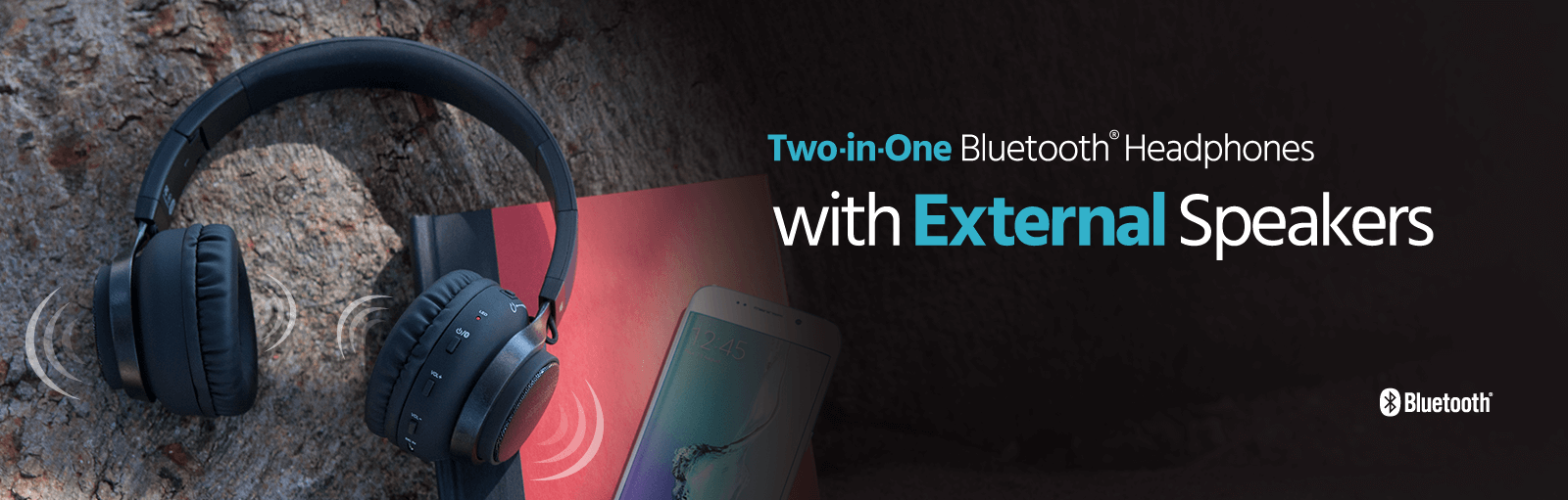 Two-in-One Bluetooth Headphones