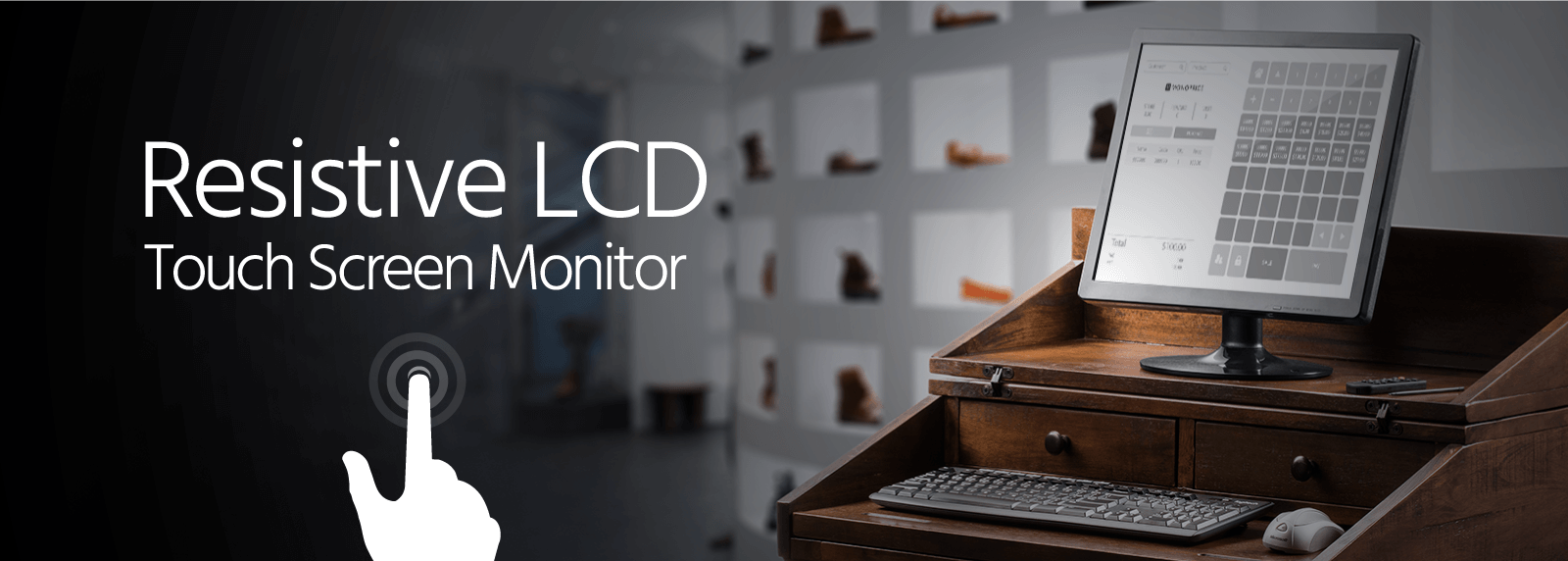 Resistive LCD Touch Screen Monitor