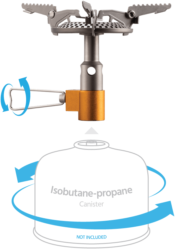 Pure Outdoor Micro Titanium Backpacking Stove