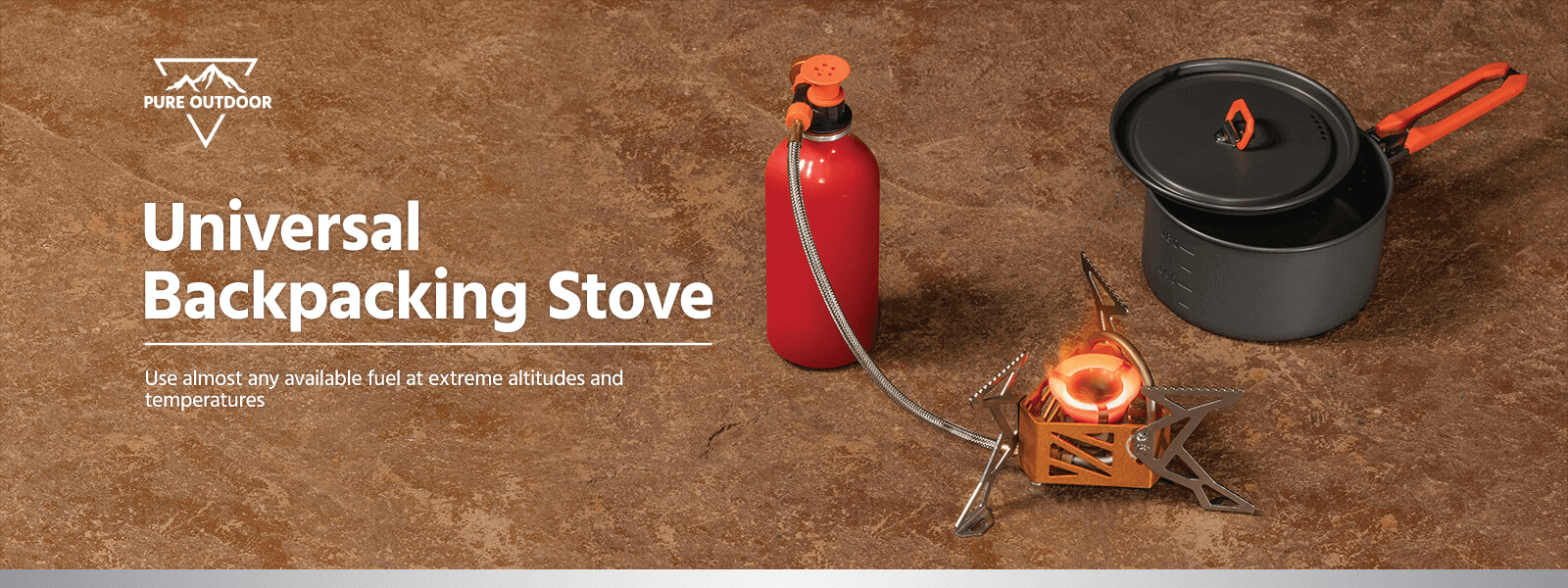 Pure Outdoor Universal Backpacking Stove