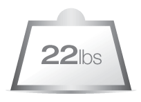 Up to 22lbs. per Display