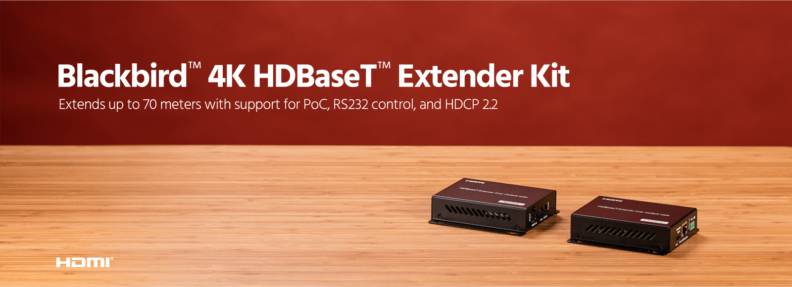 Blackbird 4K HDBaseT Extender Kit