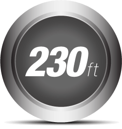 Extends 230 Feet