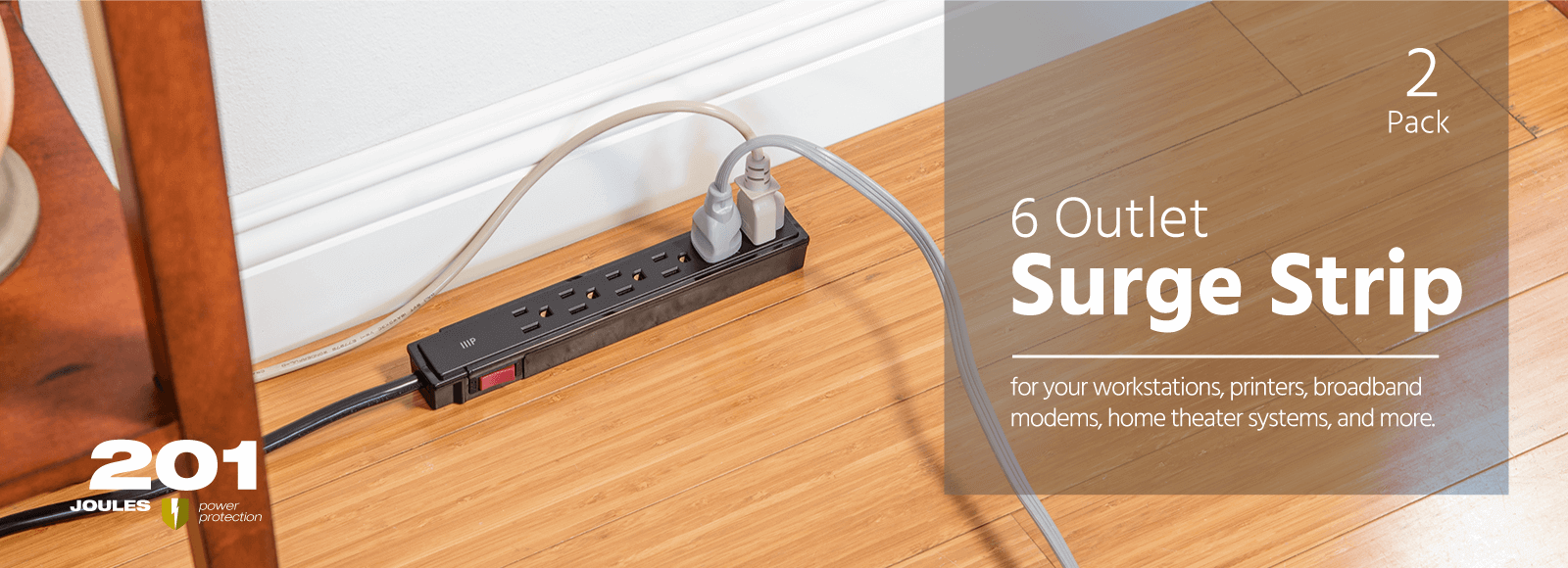 6 Outlet Surge Strip