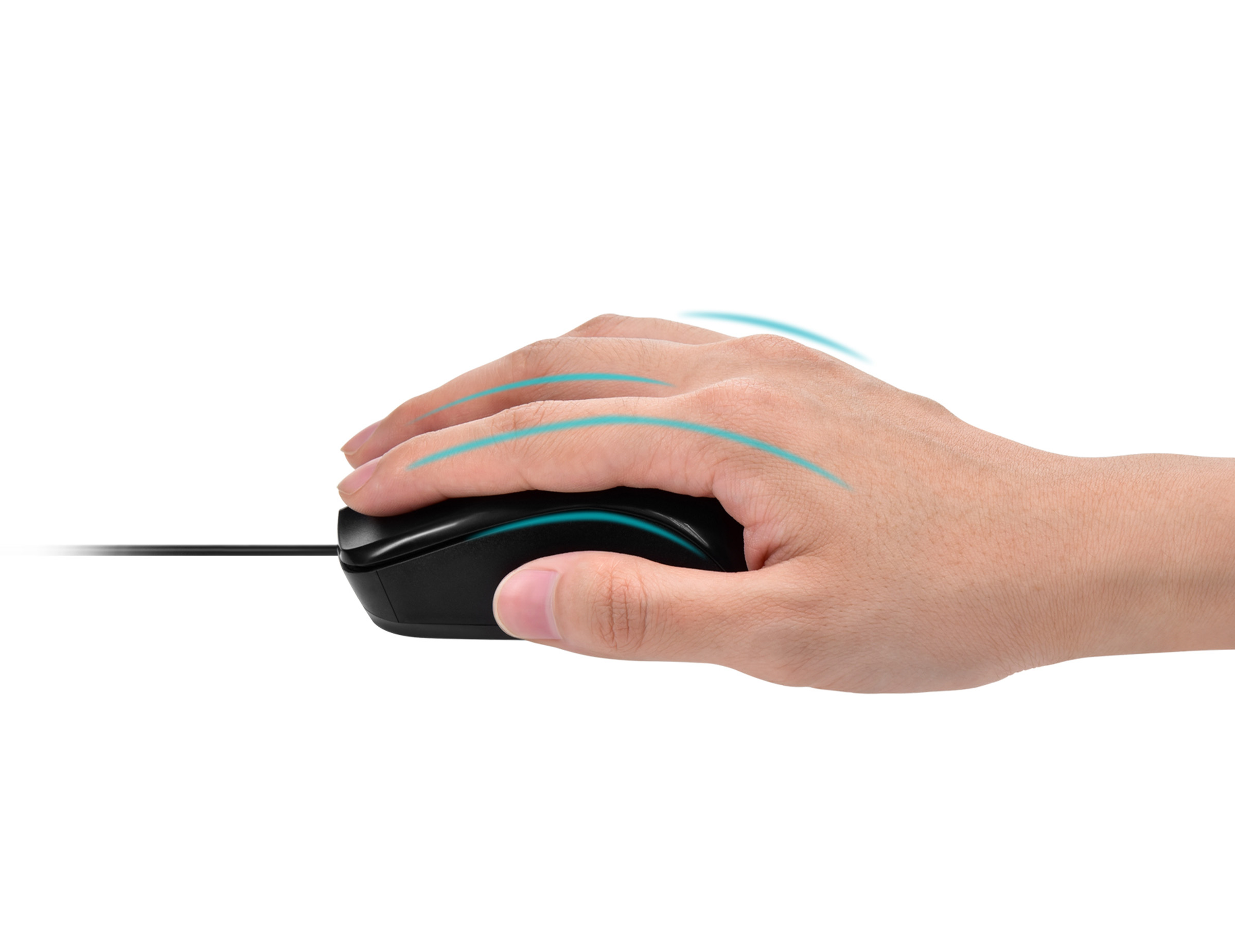 Monoprice Essential Wired USB Optical Mouse for Home and Office