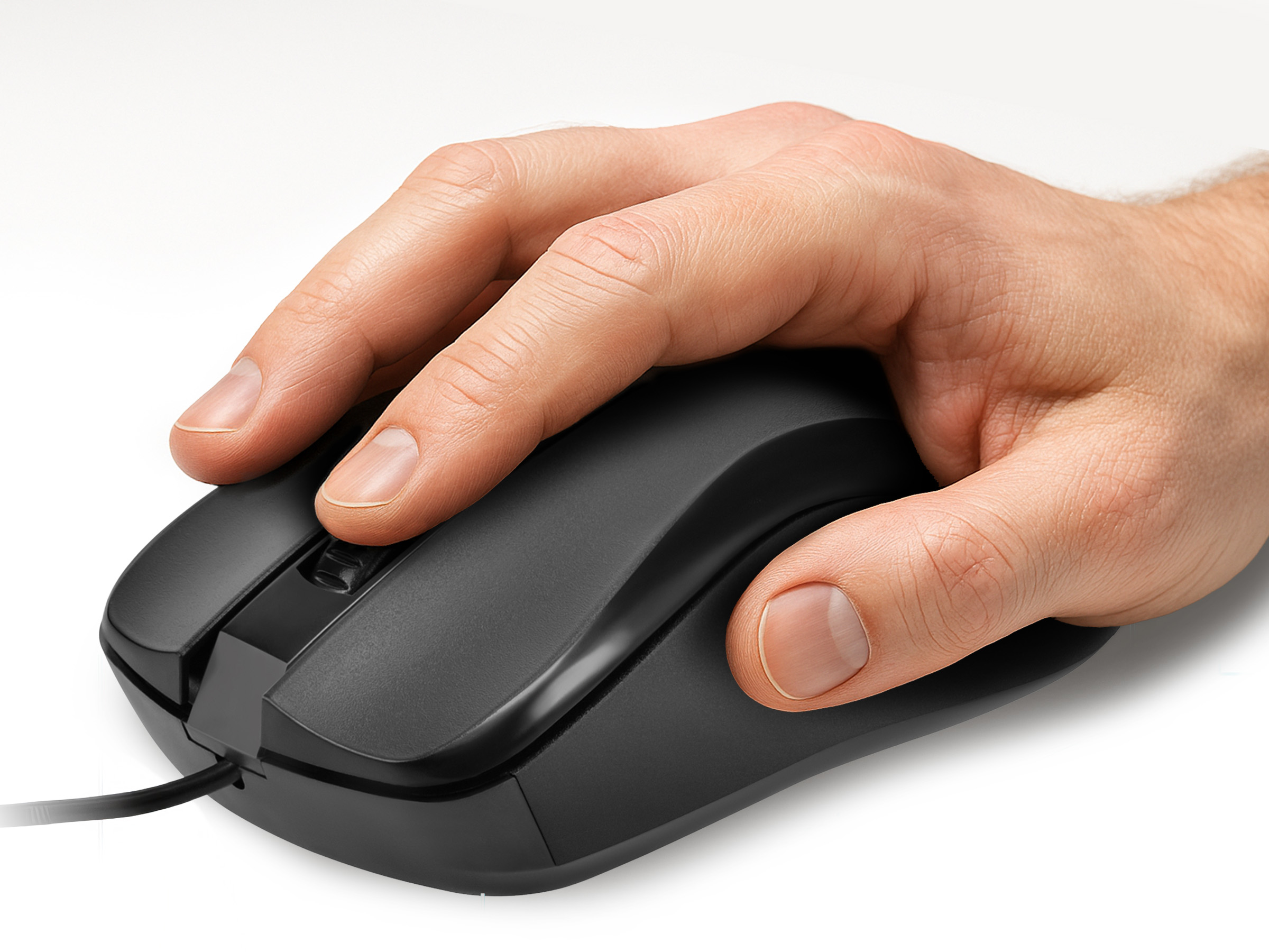 Monoprice Essential Wired USB Optical Mouse for Home and Office