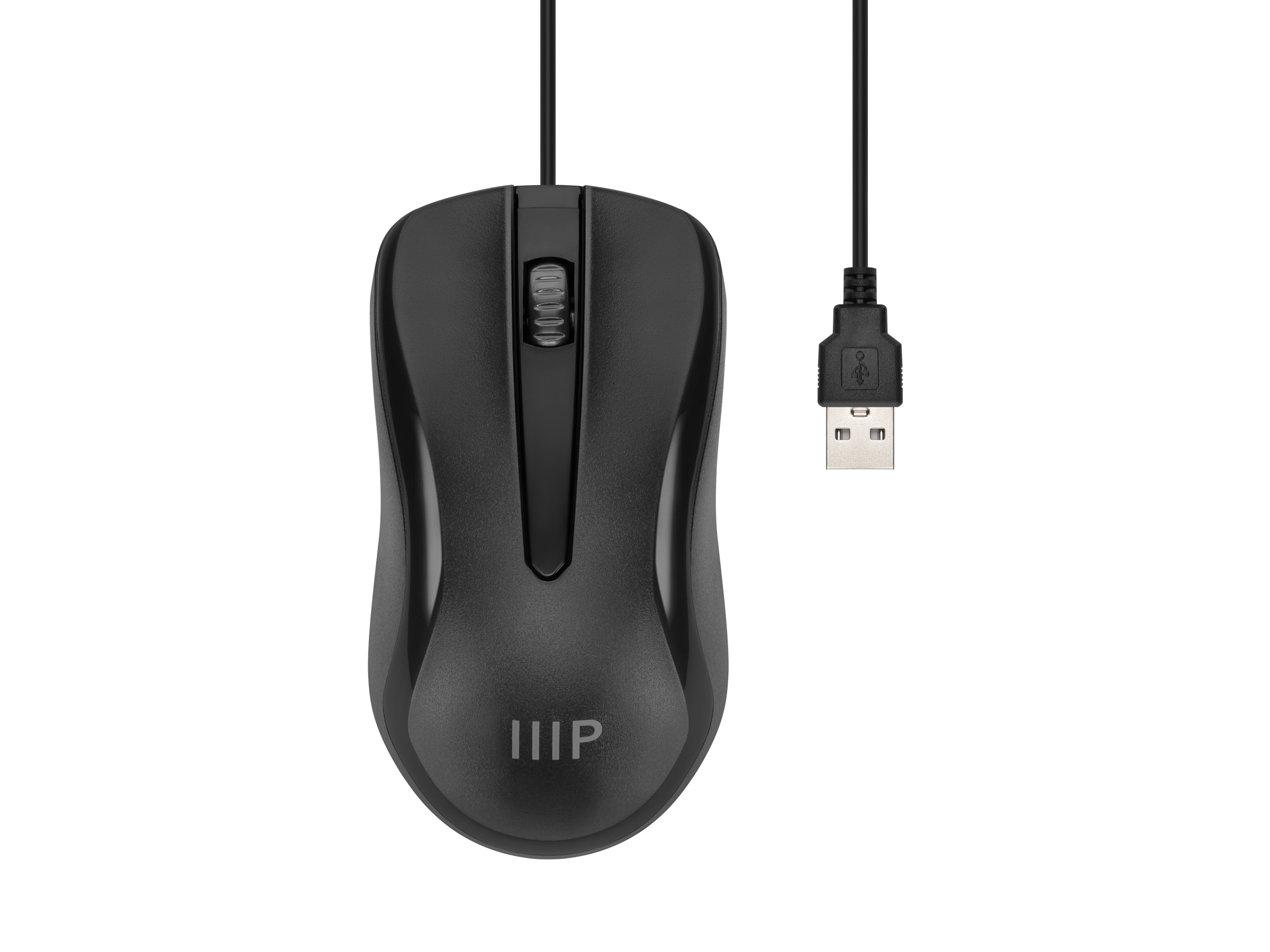 Monoprice Essential Wired USB Optical Mouse for Home and Office