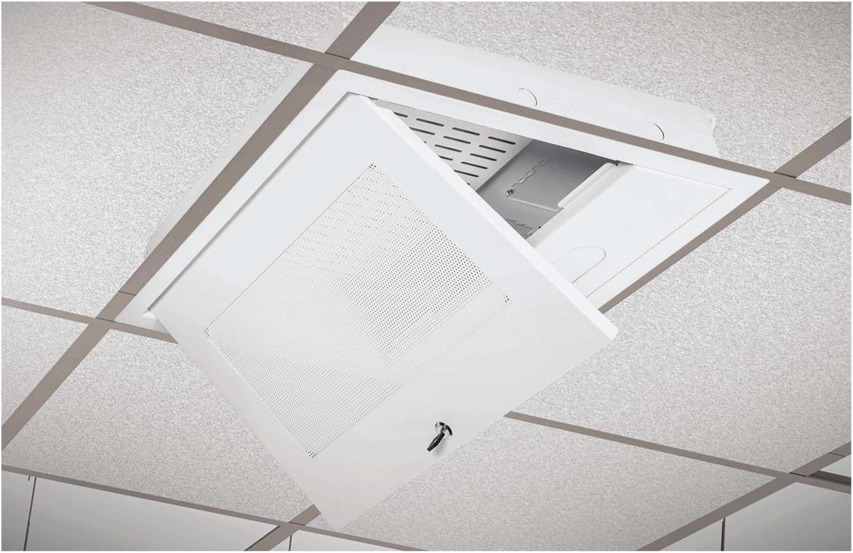False Ceiling Equipment Storage Enclosure