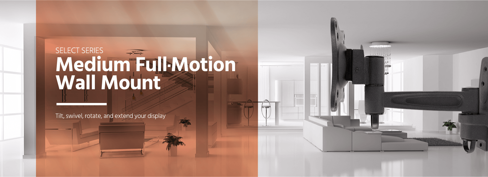 Medium Full-Motion Wall Mount