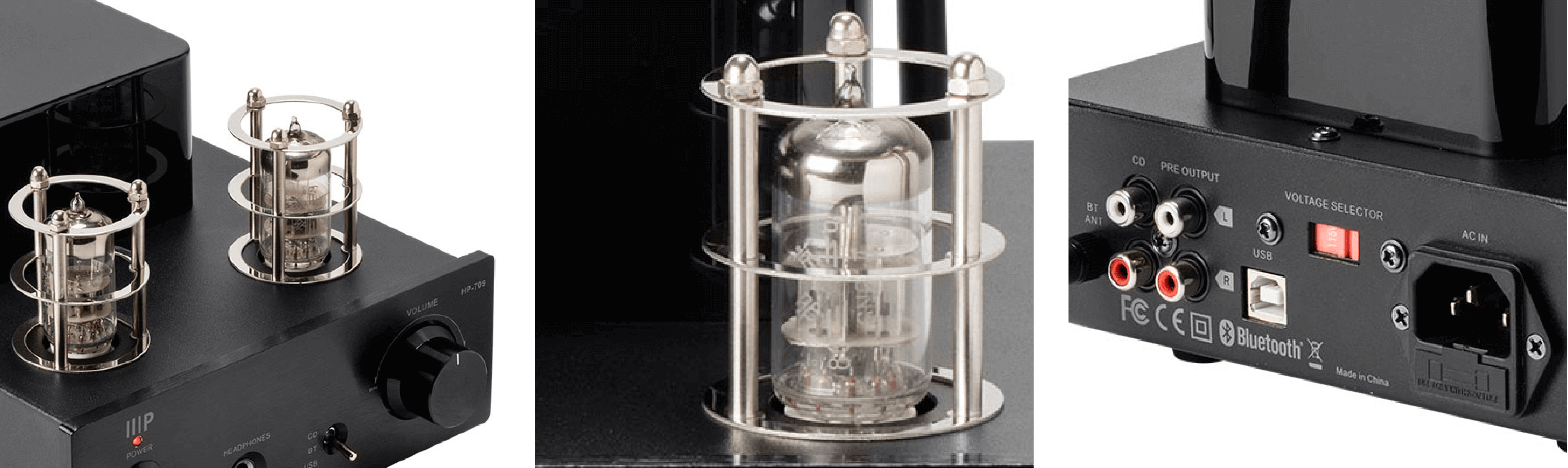 Compact Stereo Hybrid 15-Watt Tube Amp with Bluetooth