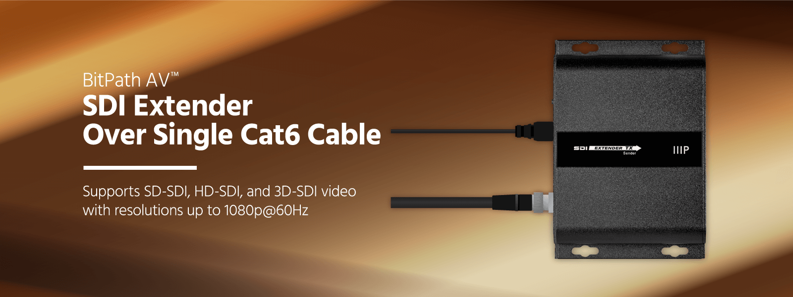SDI Extender Over Single Cat6 Cable