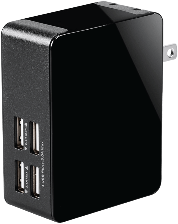 4-Port USB Wall Charger 5.0A