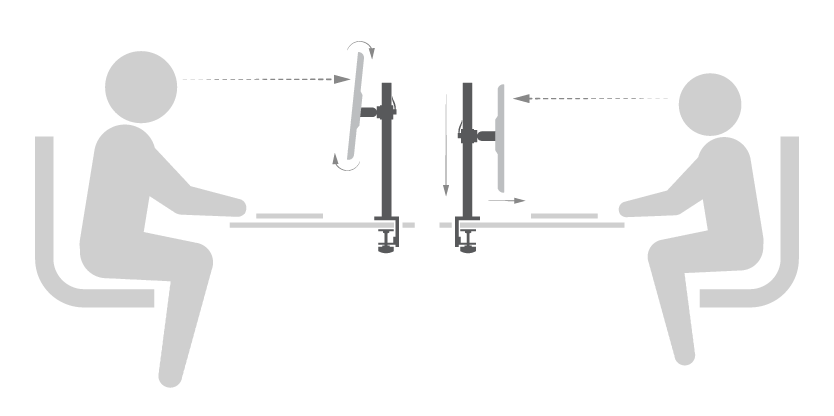 Single Monitor Desk Mount