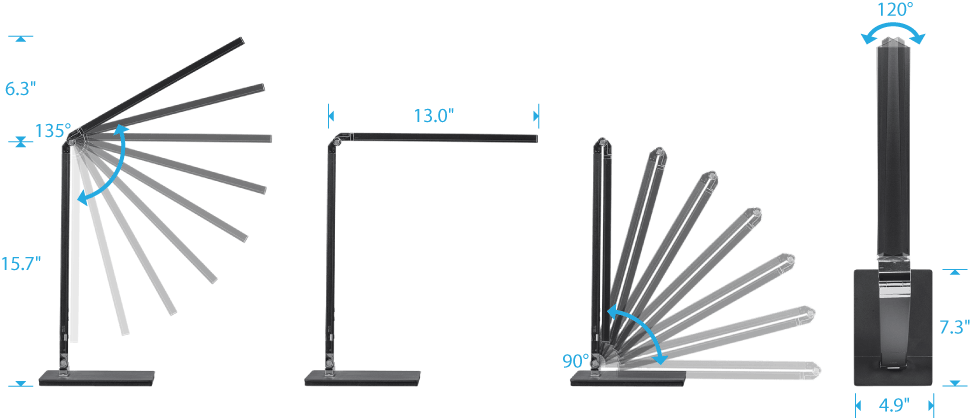 LED Aluminum Desk Lamp