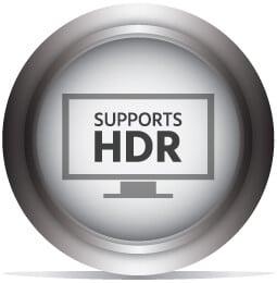 Supports HDR