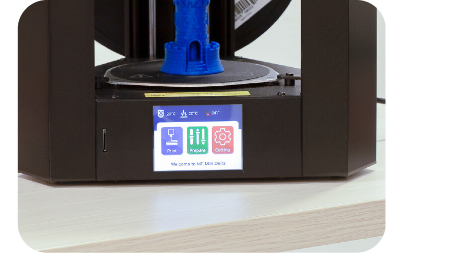 Monoprice Mini Delta V2 Printer - Monoprice.com