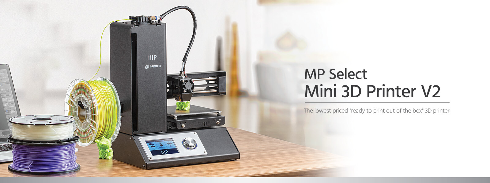 Monoprice MP Select Mini V2 3Dプリンター JUNK