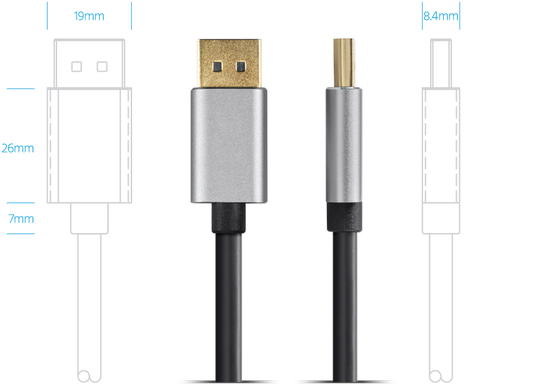 Halcyon DisplayPort 1.3 Cable