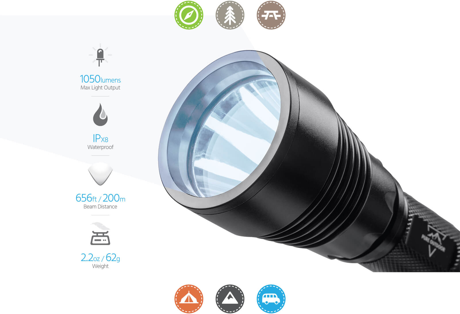 Tactical Adventure Flashlight