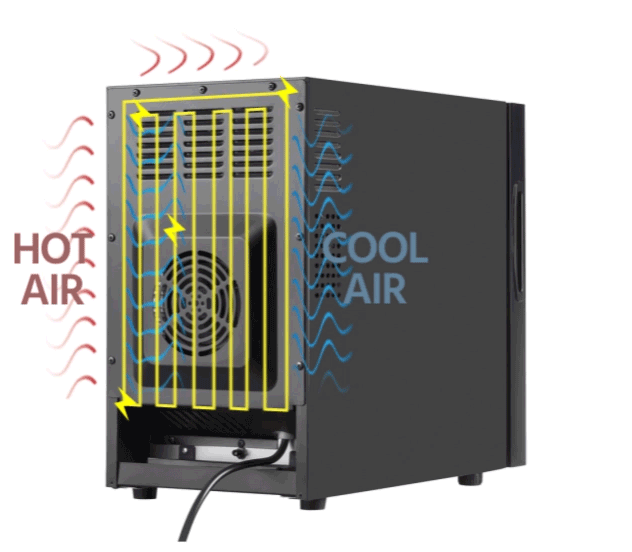 Strata Home 8 Bottle Thermoelectric Wine Cooler