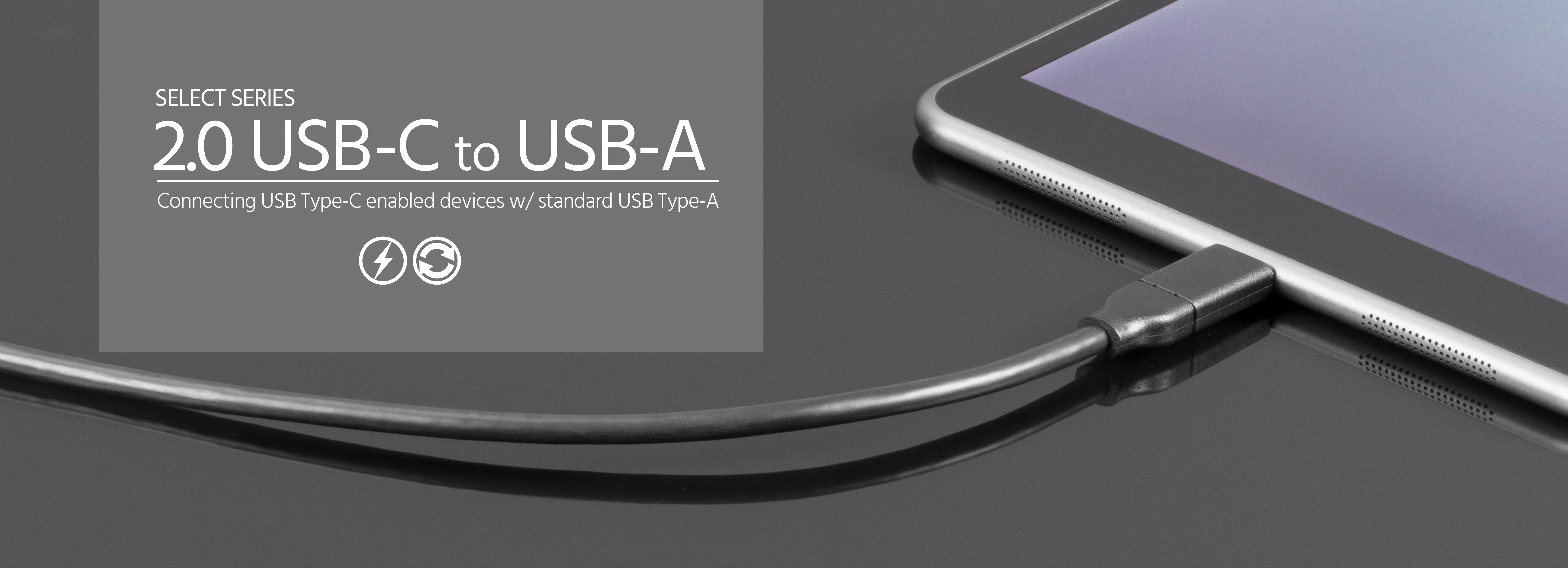 MonopriceSelect Series 2.0 USB-C to USB-C 5A 480 Mbps 3M (9.8ft) Black