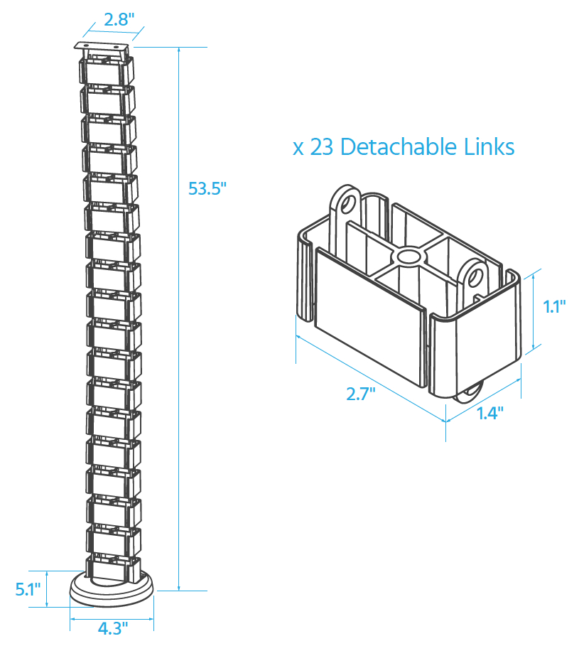 Cable Management Spine
