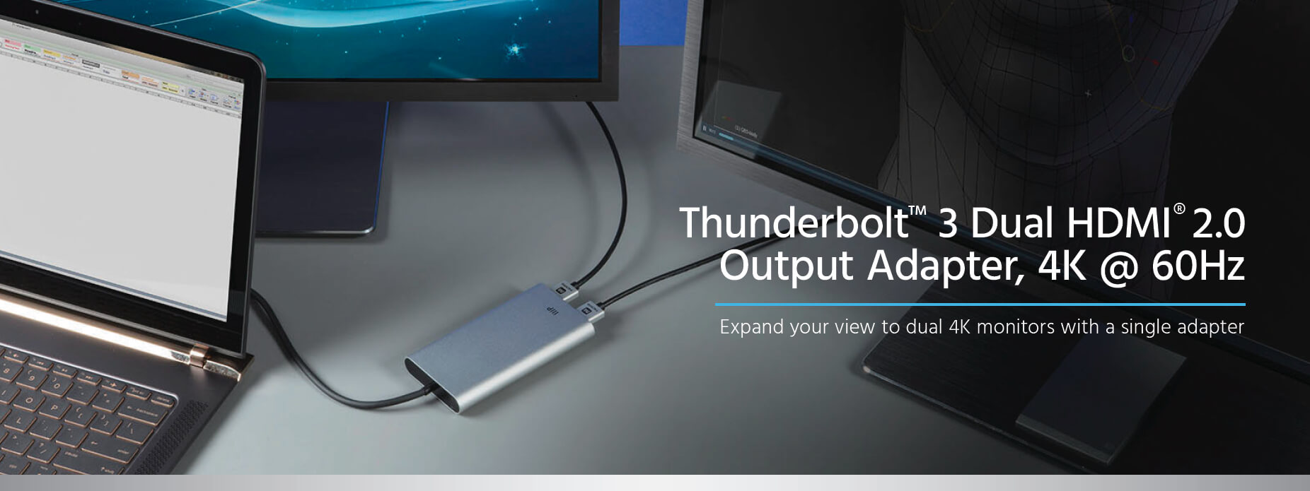 Thunderbolt Dual HDMI Adapter