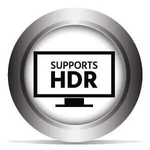 Поддерживает HDR