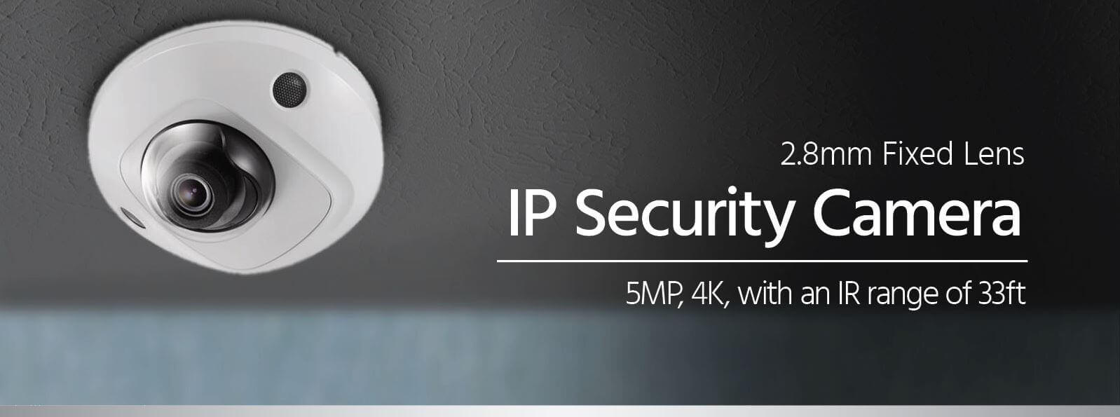 3-Axis IP IP66 PoE HD ONVIF Security Camera 5MP 3D DNR DWDR BLC VCA H.264 Zip 