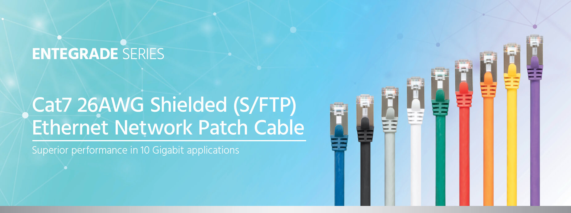 Cat7 Ethernet Cable 10FT-Black-10Gbps Shielded & GND Internet Network Cord,High  Speed Ultra Slim Cat 7 Flat Patch Cable 