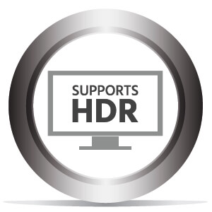 Supports HDR