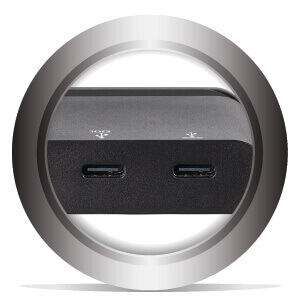 2 USB-C Ports