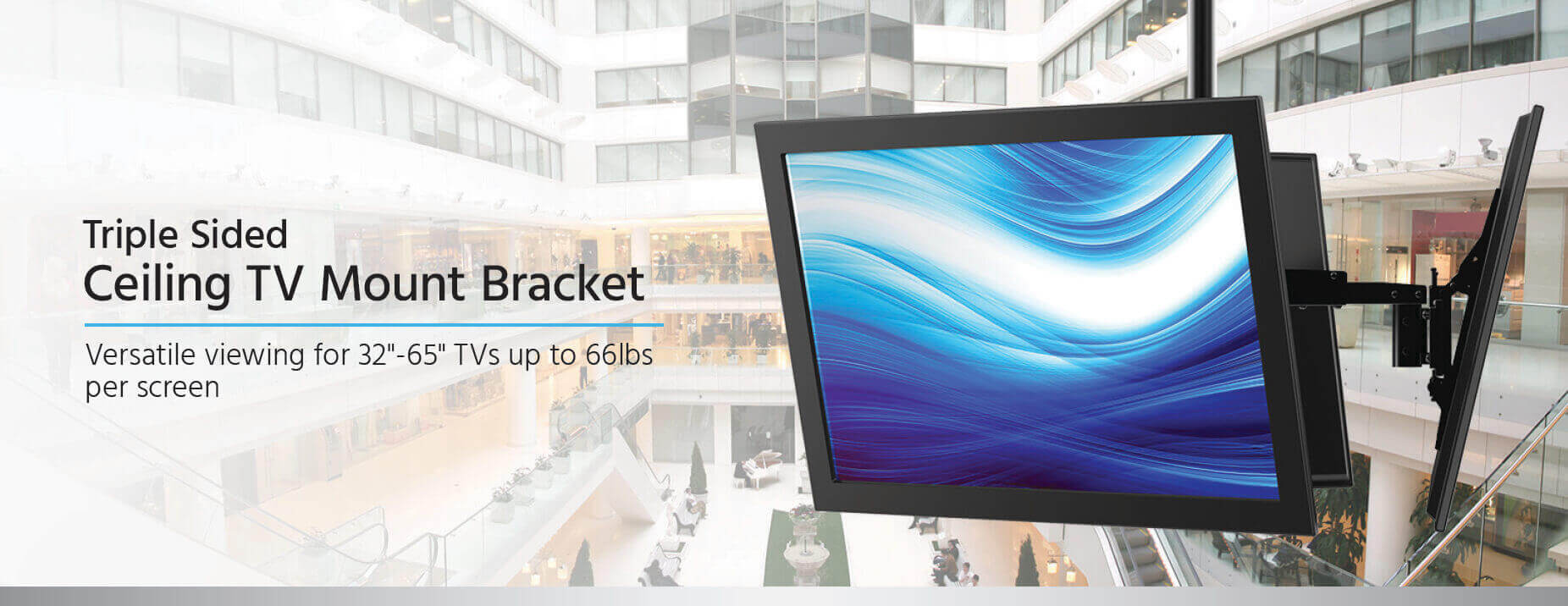 thumbnail image 2 of Monoprice 3x1 Menu Board Wall Mount For Screens Between 32in To... 2 of 14