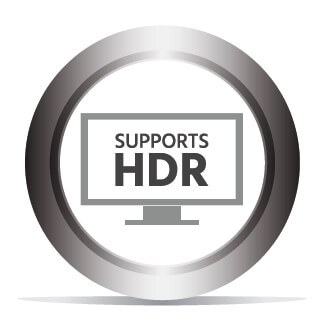 Supports HDR
