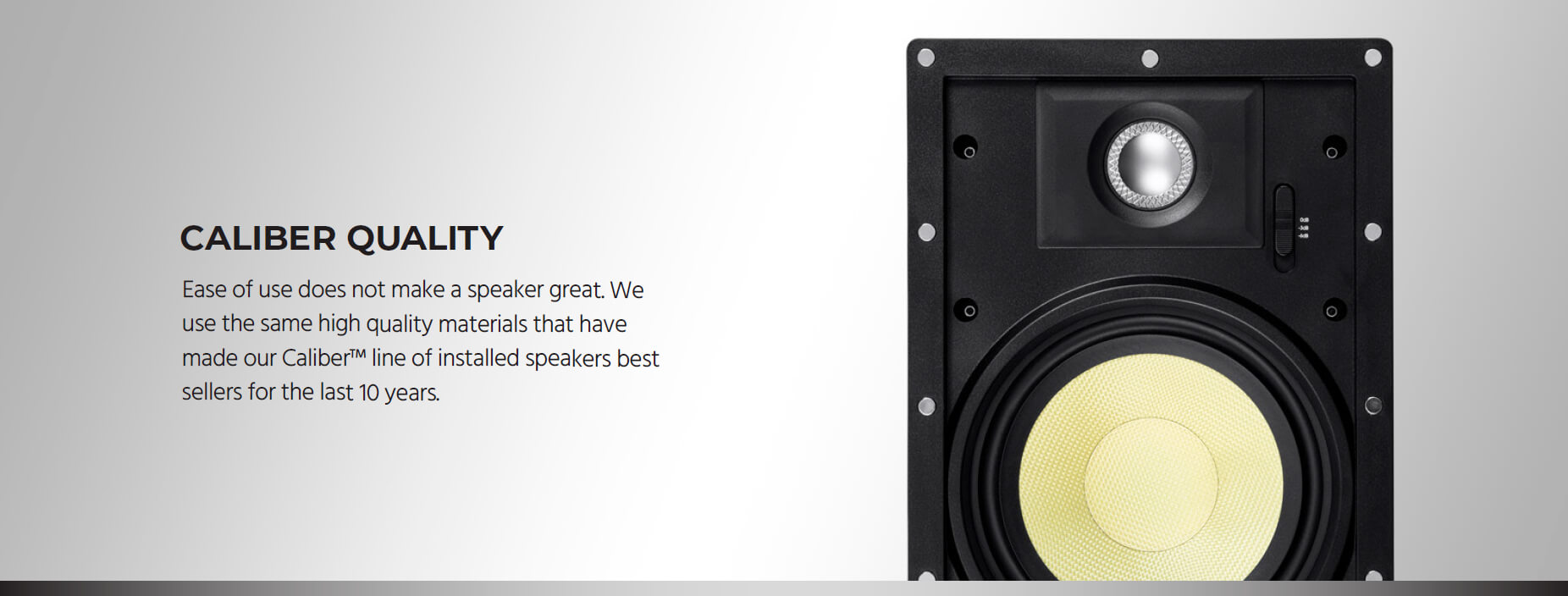 Caliber In-Wall Speakers