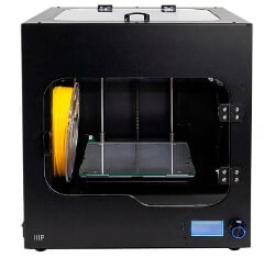 Free Sample PLA Filament & 4GB MicroSD Card Preloaded With Printable 3D Models Monoprice Inc Monoprice Maker Ultimate 3D Printer With Large Heated MK11 DirectDrive Extruder Build Plate 115710 200 x 200 x 175mm 