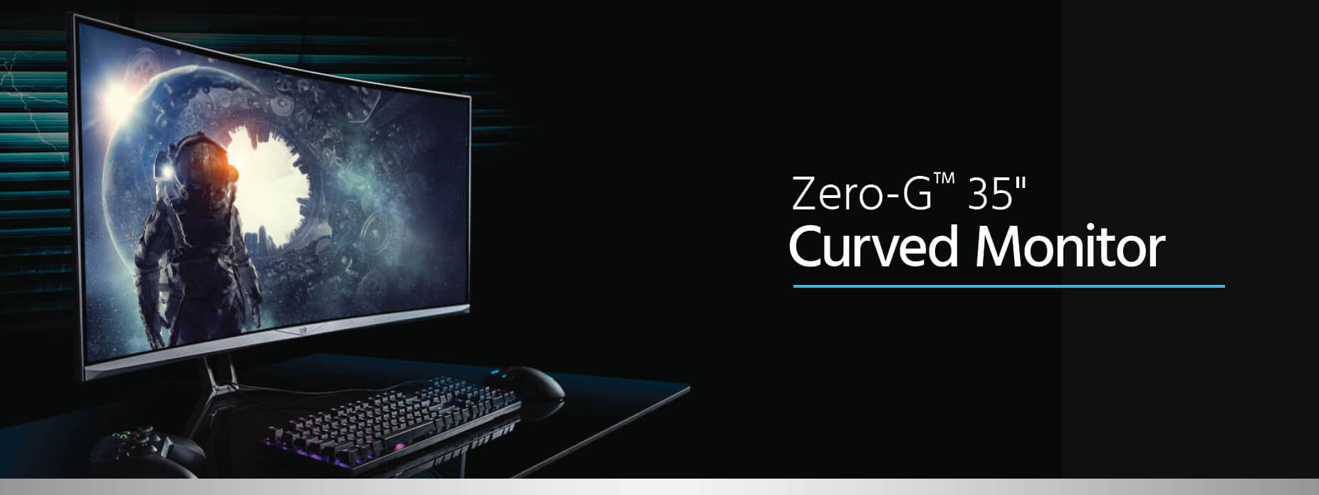 Monoprice 35in Zero-G Curved Ultrawide Gaming Monitor V2 - 1800R