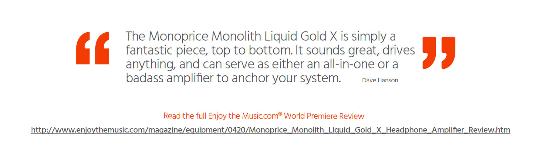 Monoprice liquid 2024 gold